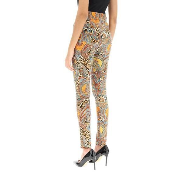 MARCIANO BY GUESS RUSt Rhinestone Embroidered Trouser 24 NOWT - Picture 1 of 16